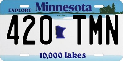 MN license plate 420TMN