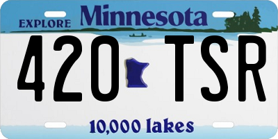 MN license plate 420TSR