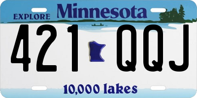MN license plate 421QQJ
