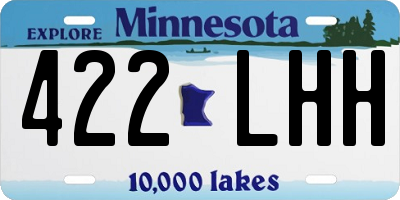 MN license plate 422LHH