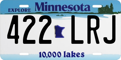 MN license plate 422LRJ