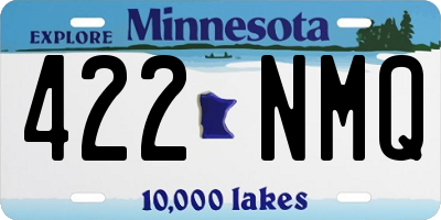 MN license plate 422NMQ