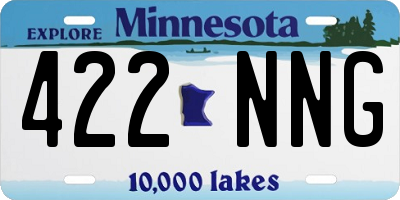 MN license plate 422NNG