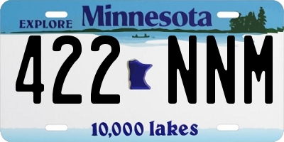 MN license plate 422NNM