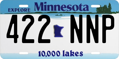 MN license plate 422NNP