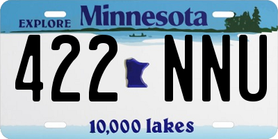 MN license plate 422NNU