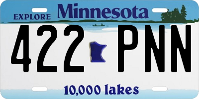 MN license plate 422PNN