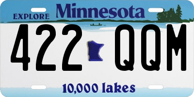 MN license plate 422QQM