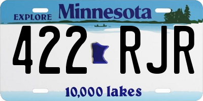 MN license plate 422RJR