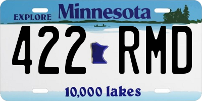 MN license plate 422RMD