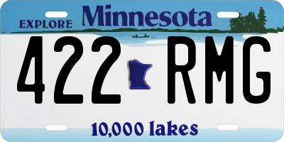 MN license plate 422RMG
