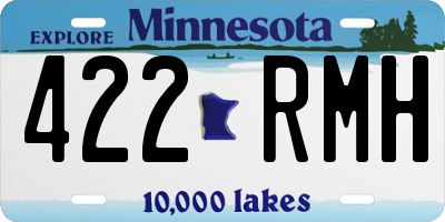 MN license plate 422RMH