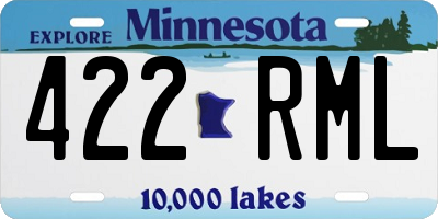 MN license plate 422RML