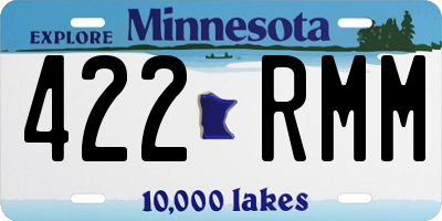 MN license plate 422RMM