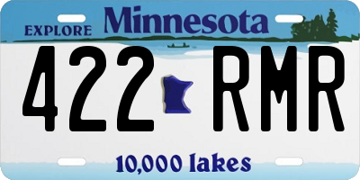 MN license plate 422RMR