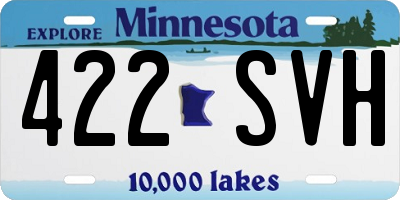MN license plate 422SVH