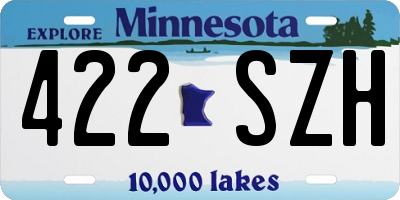 MN license plate 422SZH