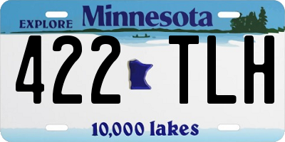 MN license plate 422TLH