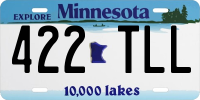 MN license plate 422TLL