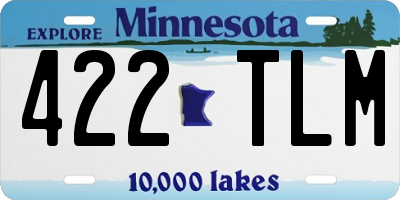 MN license plate 422TLM