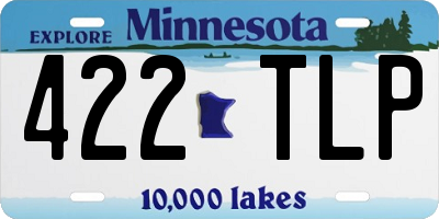 MN license plate 422TLP