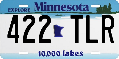 MN license plate 422TLR