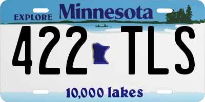 MN license plate 422TLS