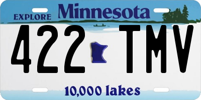MN license plate 422TMV