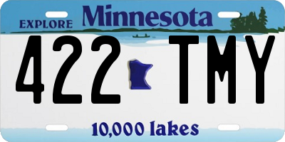 MN license plate 422TMY