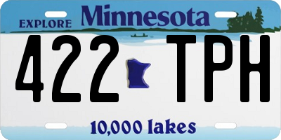 MN license plate 422TPH