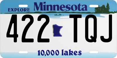 MN license plate 422TQJ