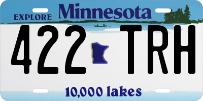 MN license plate 422TRH