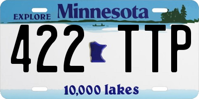 MN license plate 422TTP