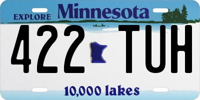 MN license plate 422TUH