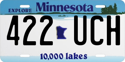 MN license plate 422UCH