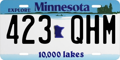 MN license plate 423QHM