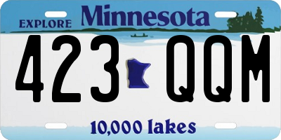 MN license plate 423QQM