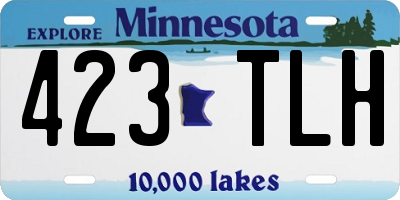 MN license plate 423TLH