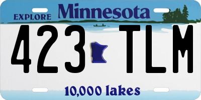 MN license plate 423TLM