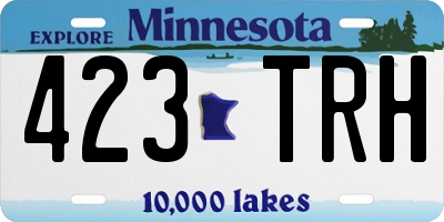 MN license plate 423TRH