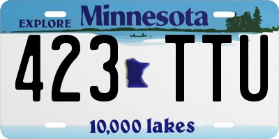 MN license plate 423TTU