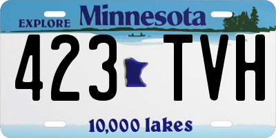 MN license plate 423TVH