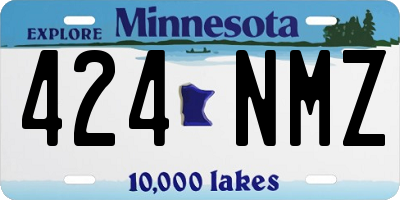 MN license plate 424NMZ