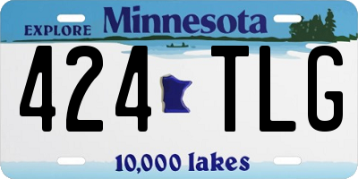 MN license plate 424TLG