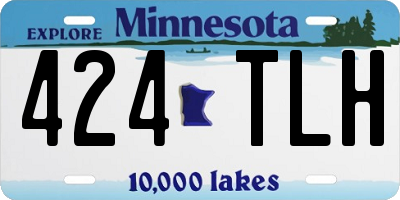 MN license plate 424TLH