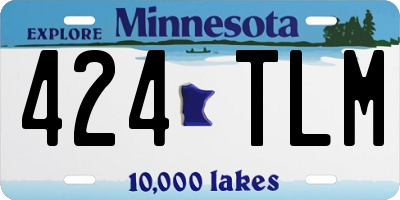MN license plate 424TLM