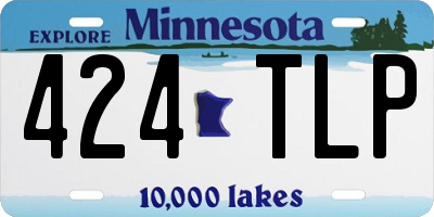 MN license plate 424TLP