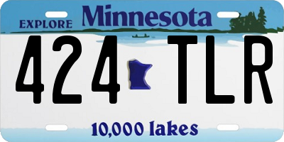 MN license plate 424TLR