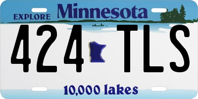 MN license plate 424TLS
