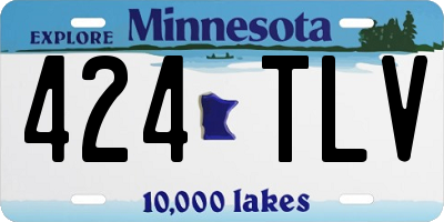MN license plate 424TLV